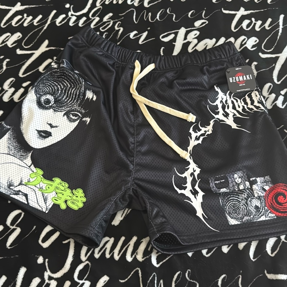Civil Regime Uzumaki Graphic shorts